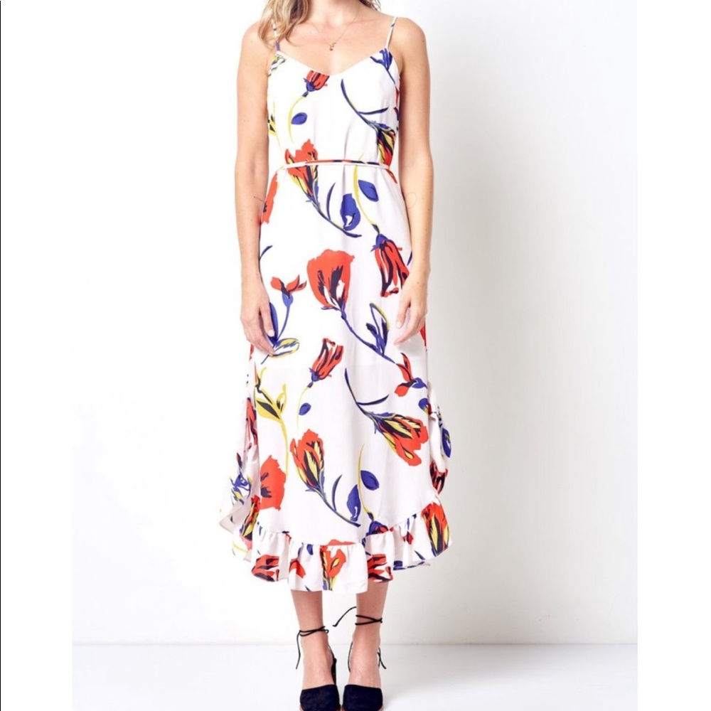 Corey Lynn Calter Grace Ruffle Hem Slip Dress